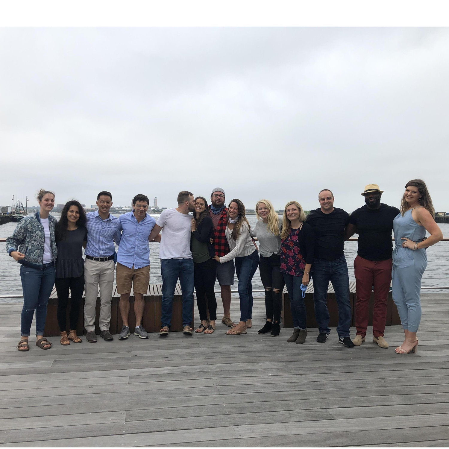 Thank you to all of our friends who were able to make it out for our engagement int he midst of Covid!