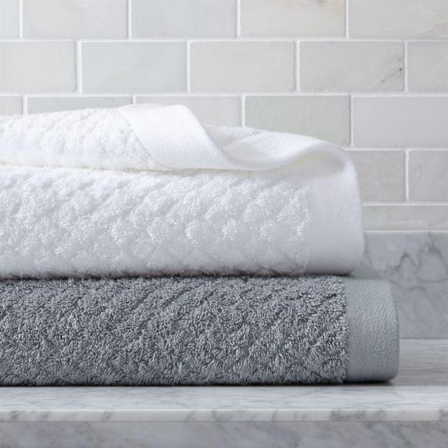 Sculpted Organic Bath Towels