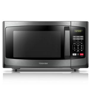 Toshiba EM925A5A-BS Microwave Oven with Sound on/Off Eco Mode and LED Lighting, 0.9 Cu.ft, Black Stainless