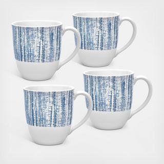 Colorwave Weave Mug, Set of 4