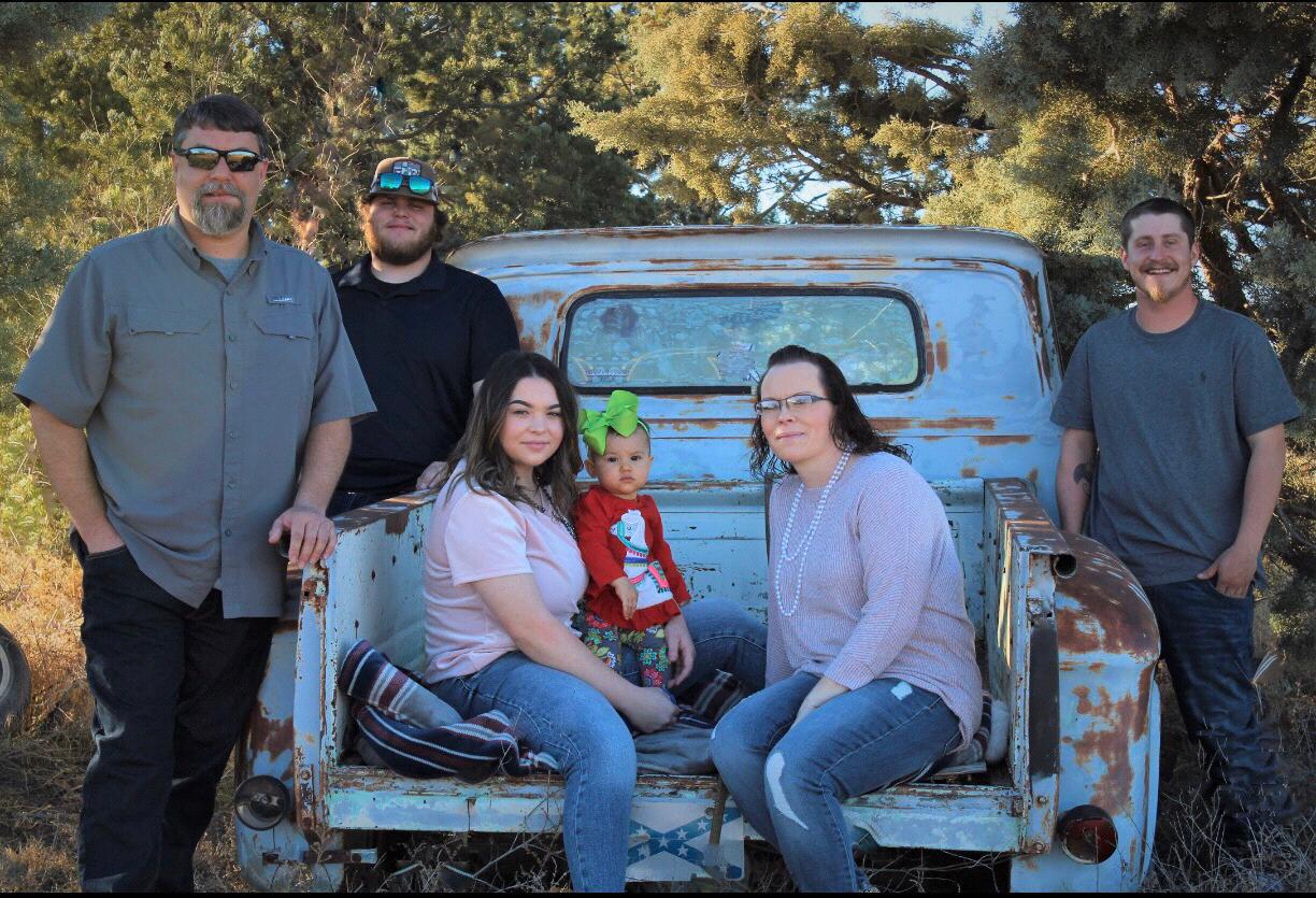 Us with our 3 kids and grand daughter