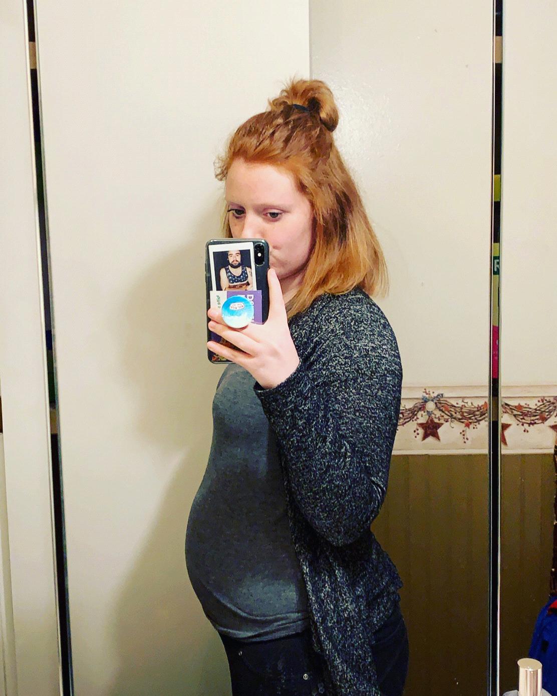 About 15 weeks along with baby Rucker💕💙