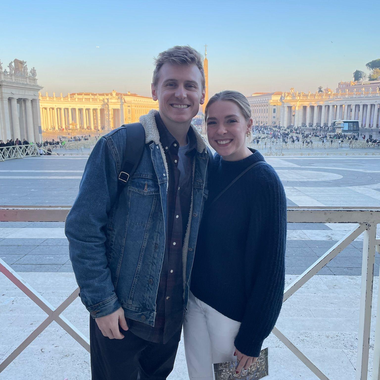 When in Rome! We got to travel to Italy with Danny's family and explored the Vatican in December 2024.