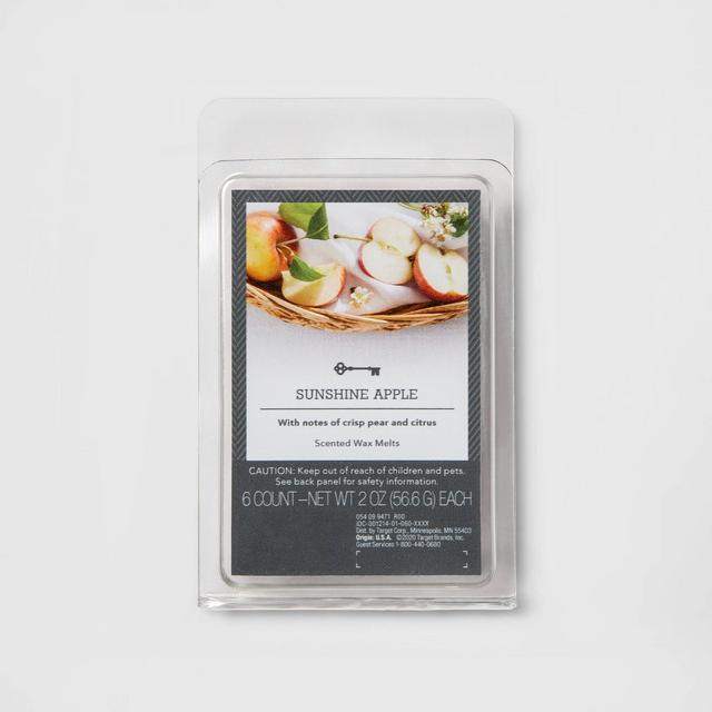 6ct Sunshine Apple Scented Wax Melts - Threshold™