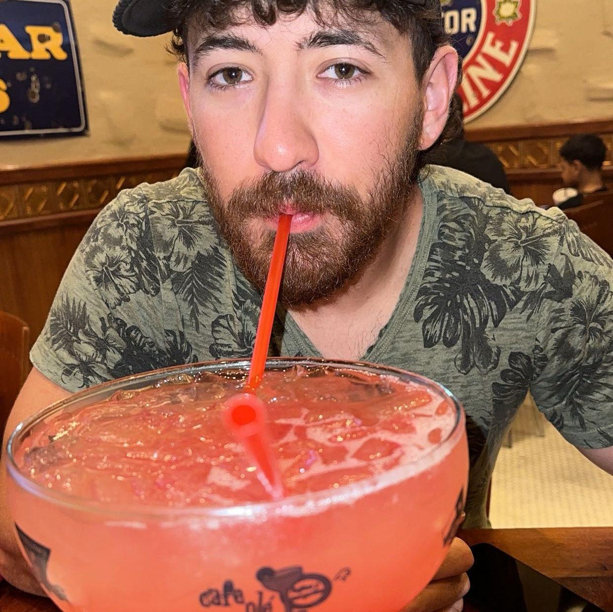 Date night on the Riverwalk- Ask him how much this margarita was