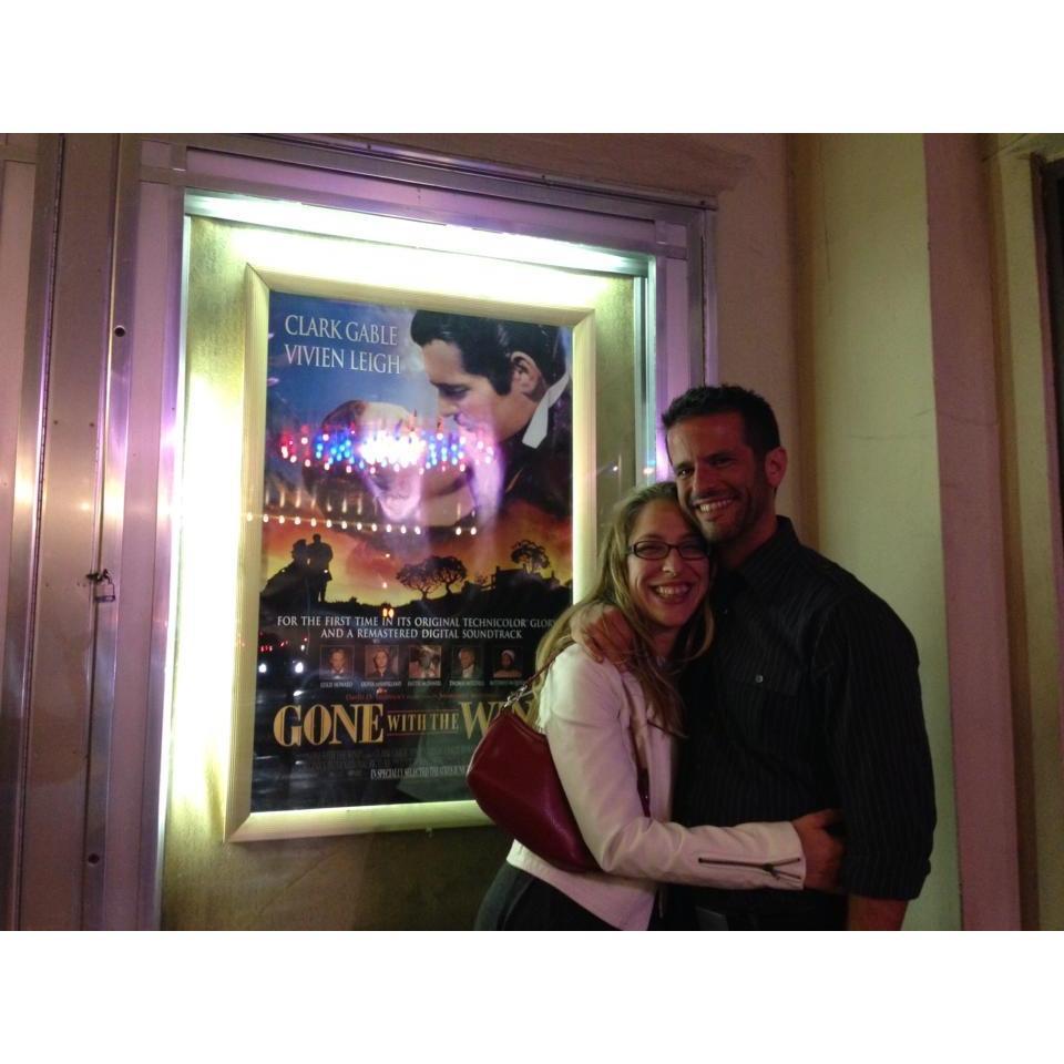 One of our 1st Dates, Gone with the Wind at the Grand Lake Theatre, Oakland - 2013.