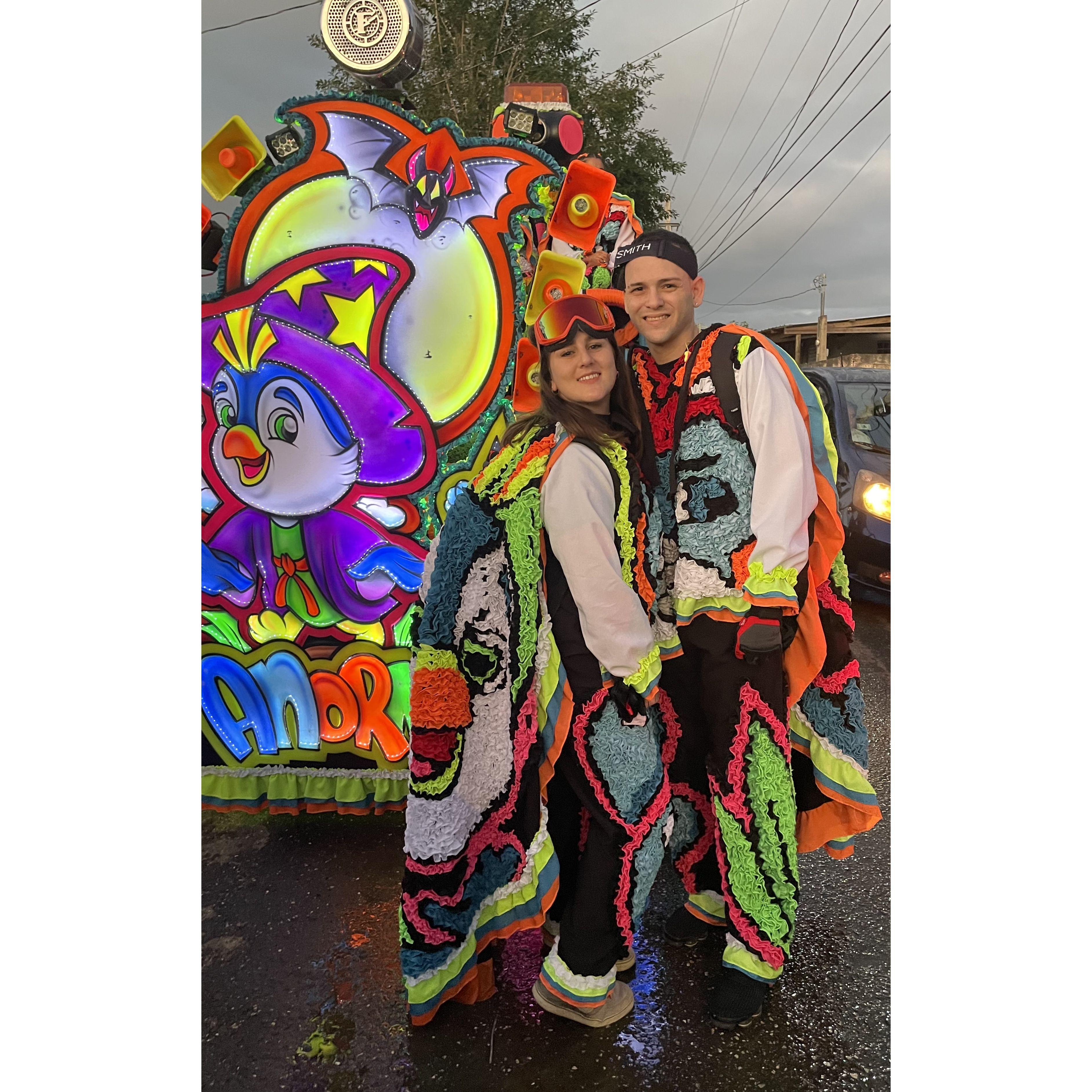 Corriendo en el Festival de Máscaras de Hatillo 🎭