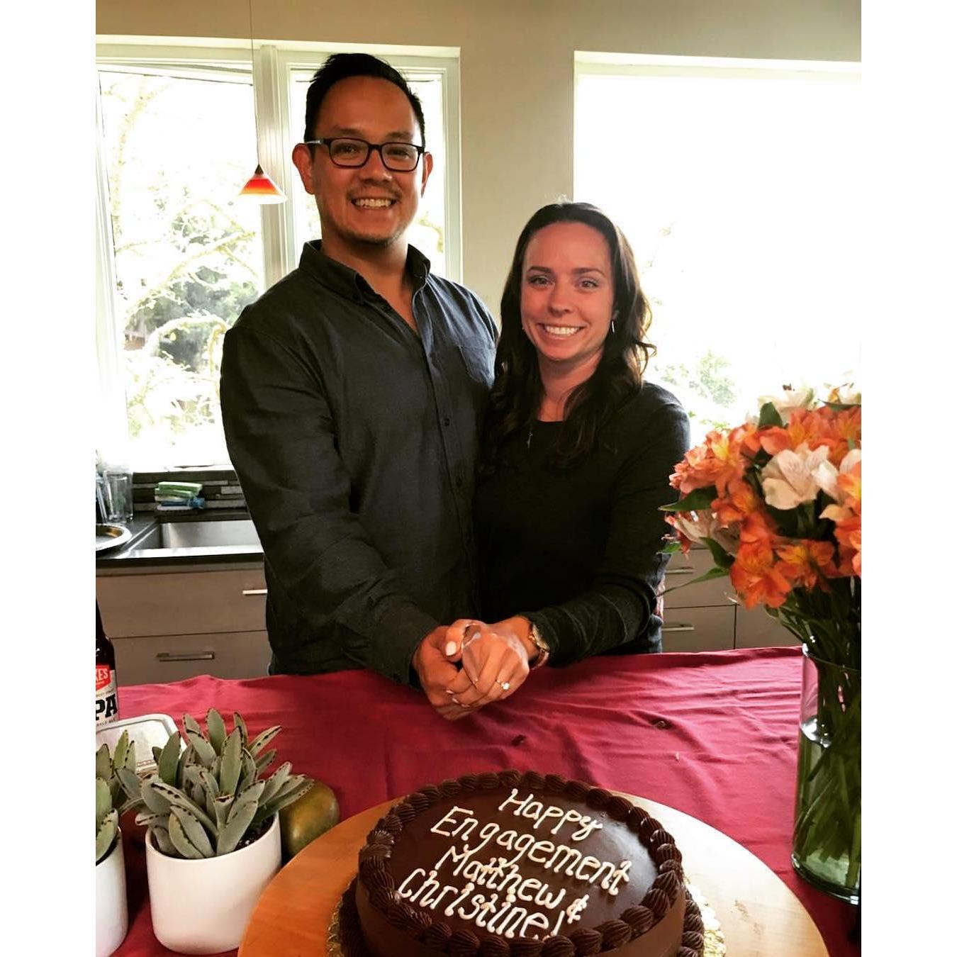Engagement cake!