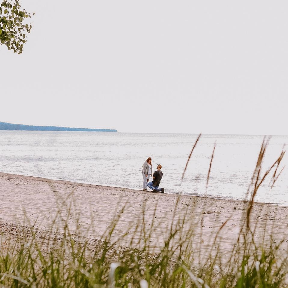 The proposal at our absolute favorite place <3