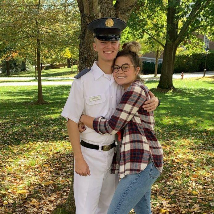 Visiting while Thomas was a rat! (freshman at VMI)