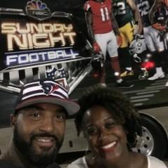 Our first sunday night football game at NRG  Chiefs and Texans.