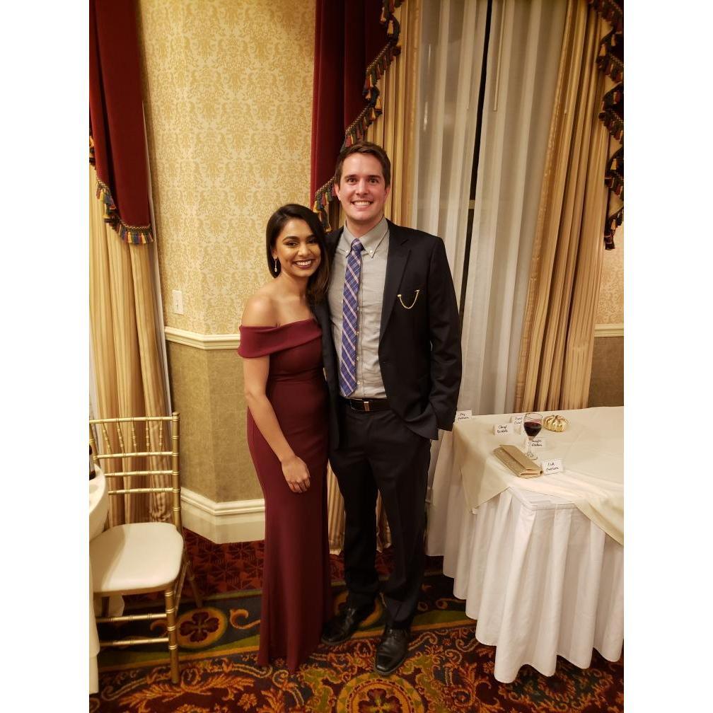 Our first wedding together!