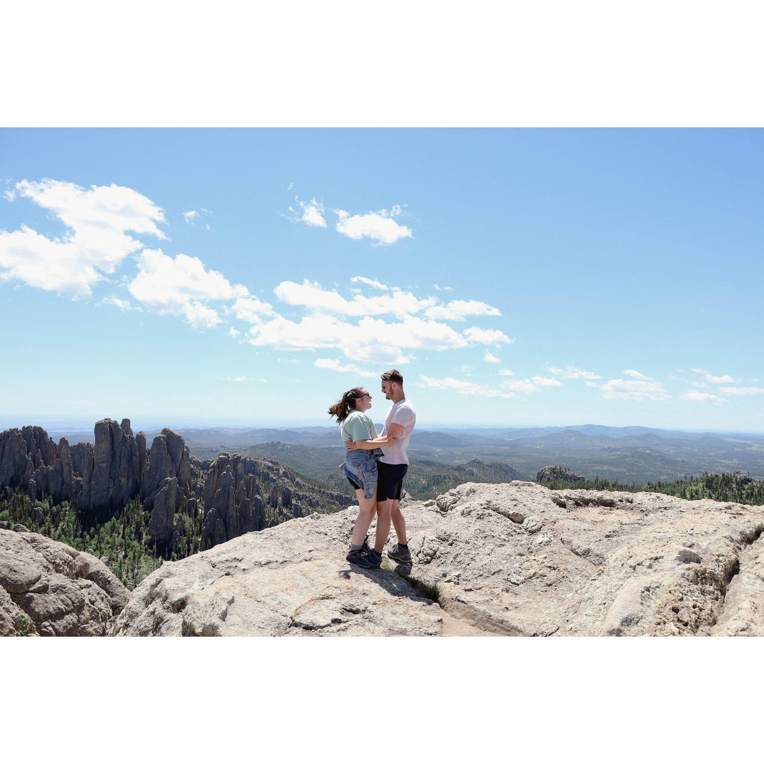 Cole proposed in Custer State Park, SD.