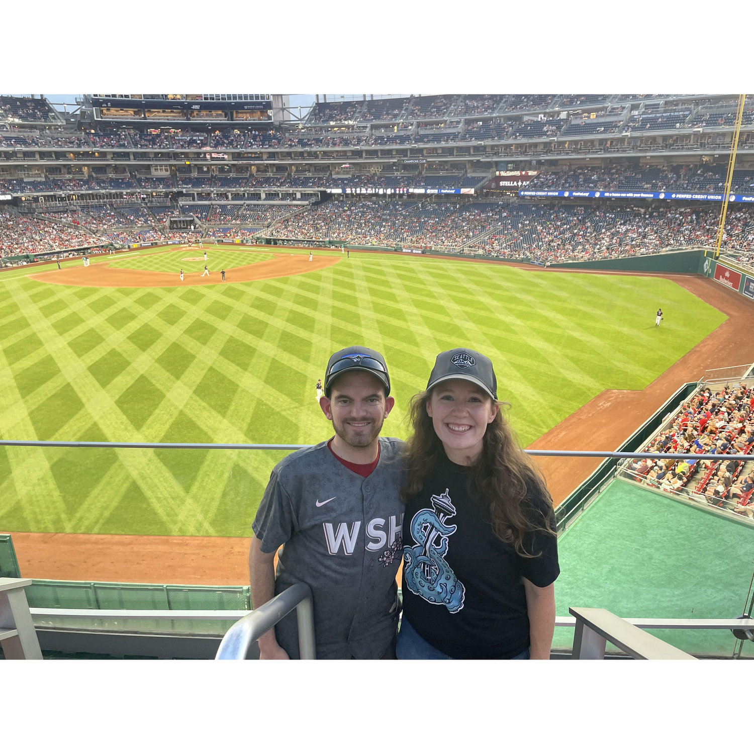 At the Nationals baseball stadium - Spring 2024