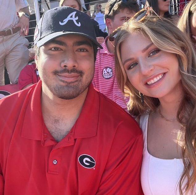 October 2022: First UGA football game together