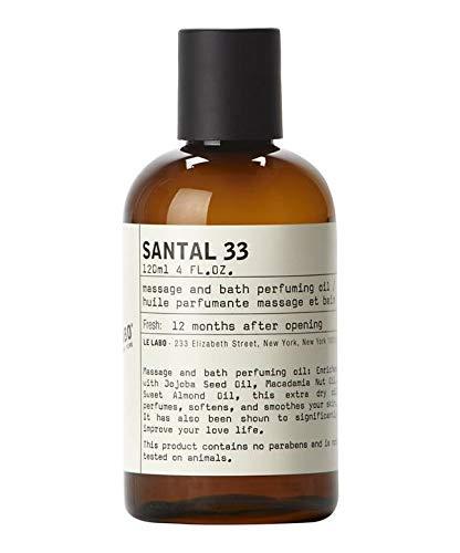 Le Labo Santal 33 Massage and Bath Perfuming Oil 4 oz.