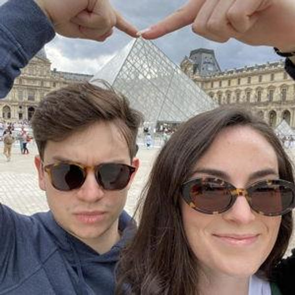 Dinner for two in Paris post-wedding!