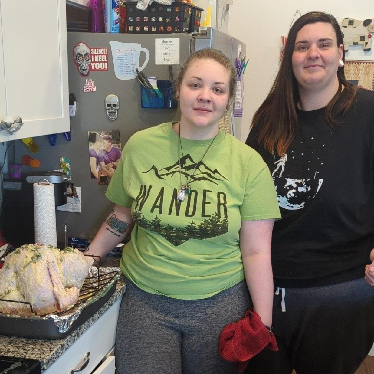 Thanksgiving 2021 - Dani's first time cooking the turkey!