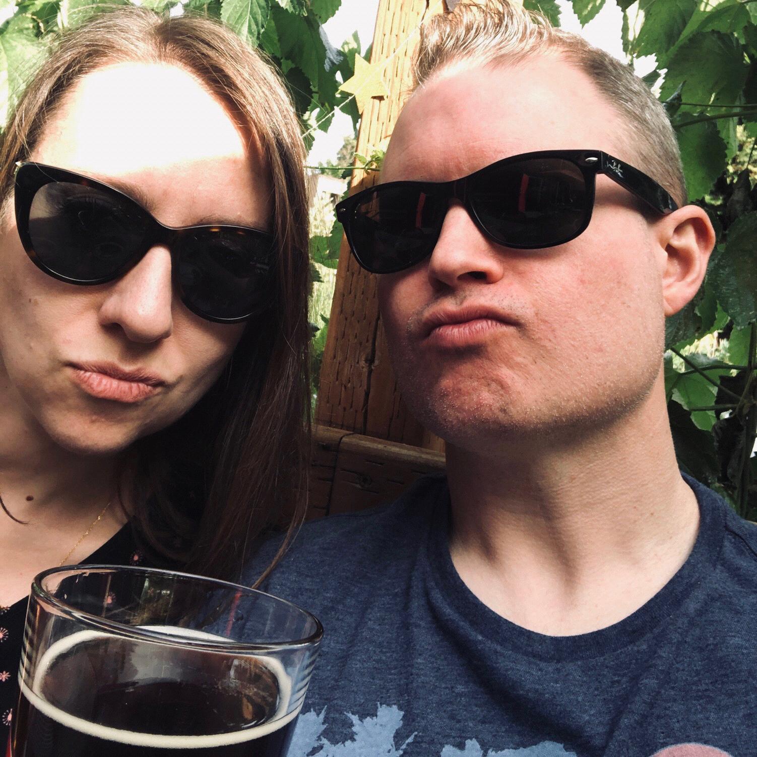 Too cool for school “duck face” at Bad Jimmy’s.