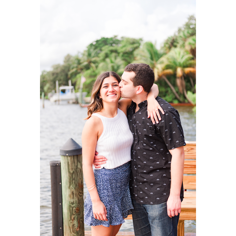 We are so thankful the pouring rain cleared up just minutes before he proposed, and it started back up again as soon as we went inside!
