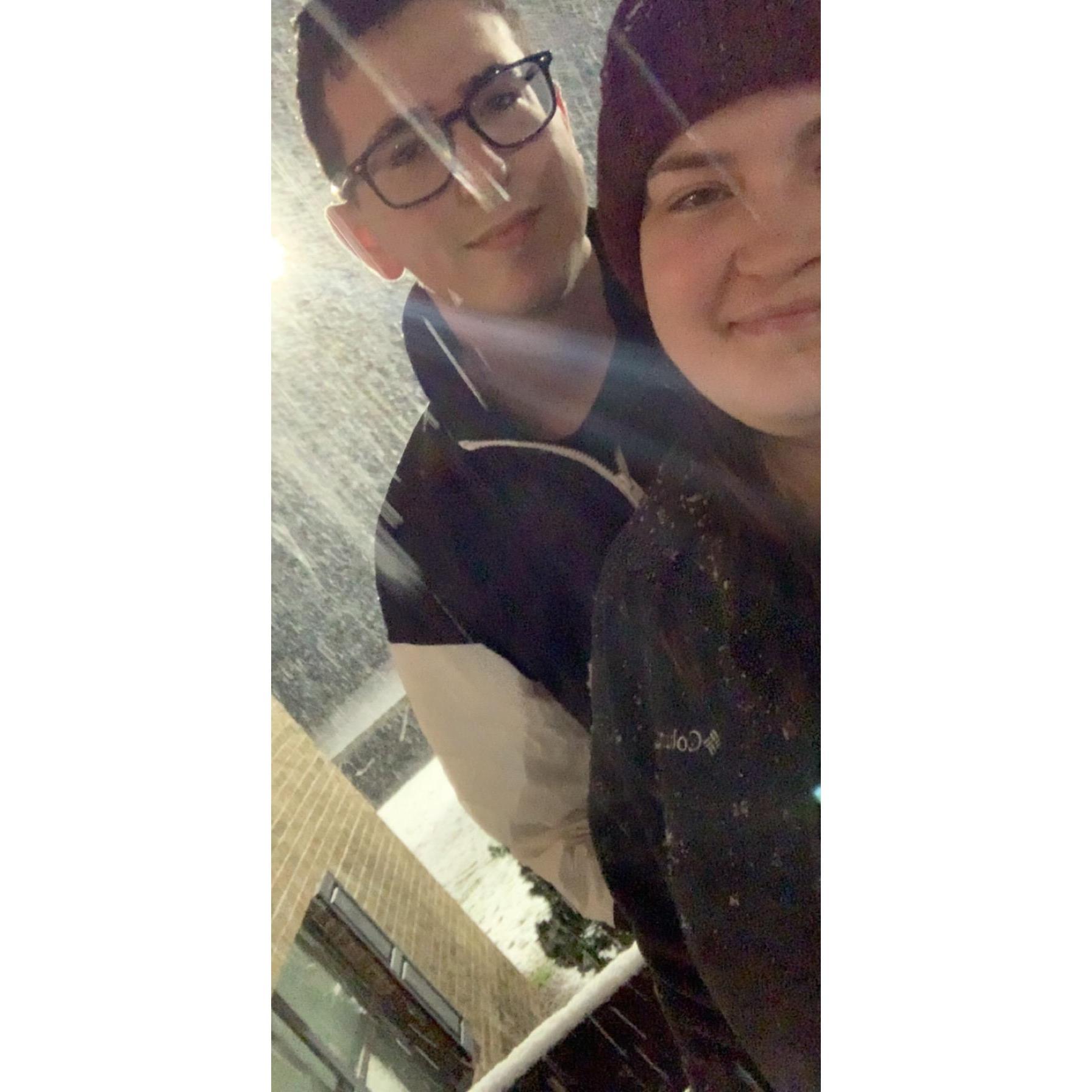 1st snow fall together