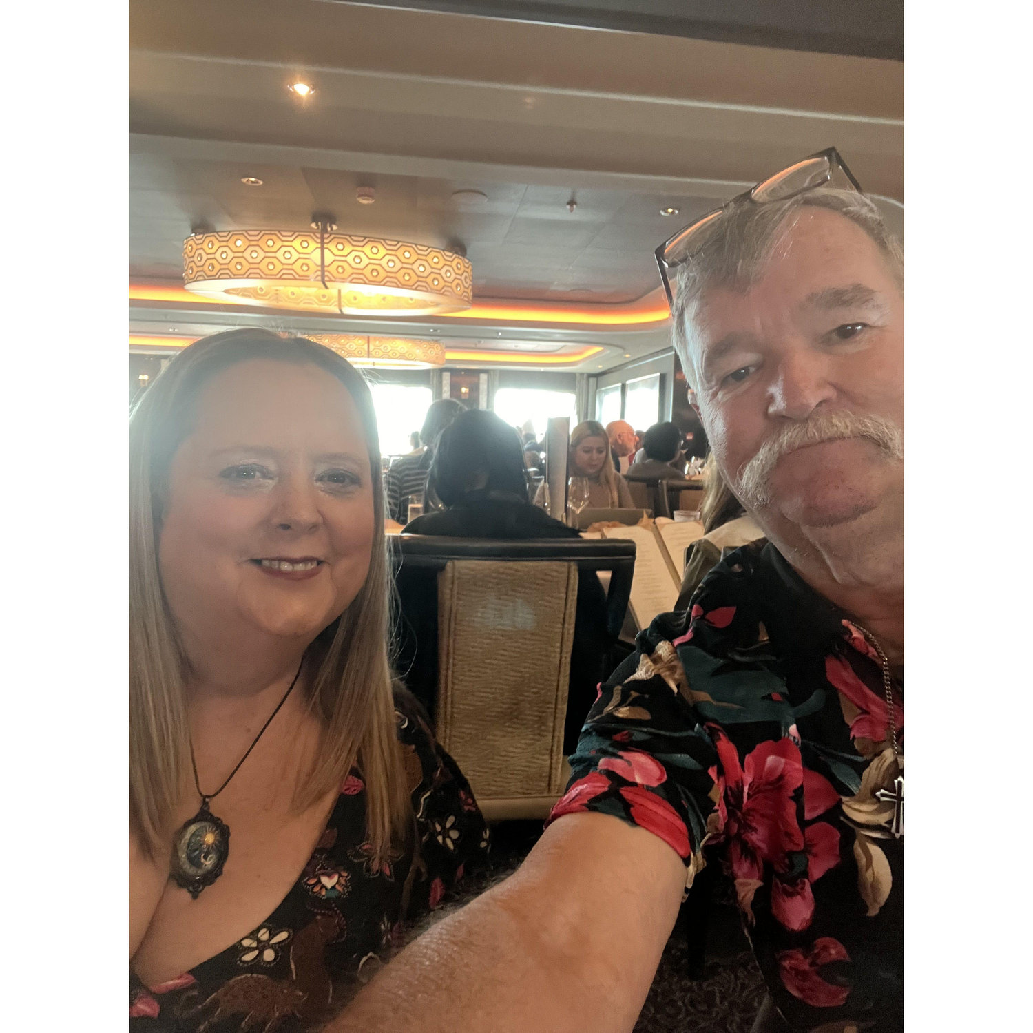 This was the first night of our Alaskan Cruise.