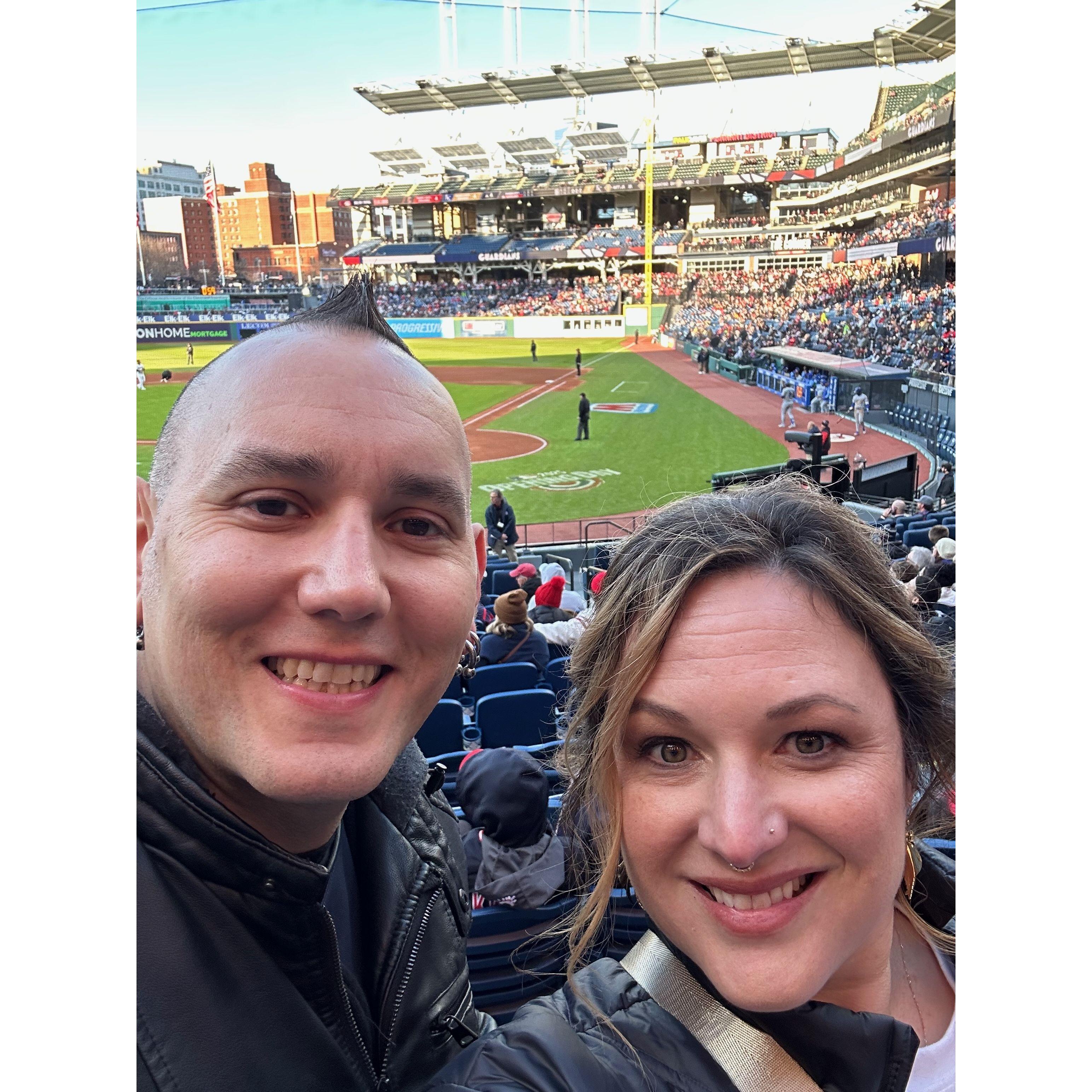The Guardians won on the day we got married!