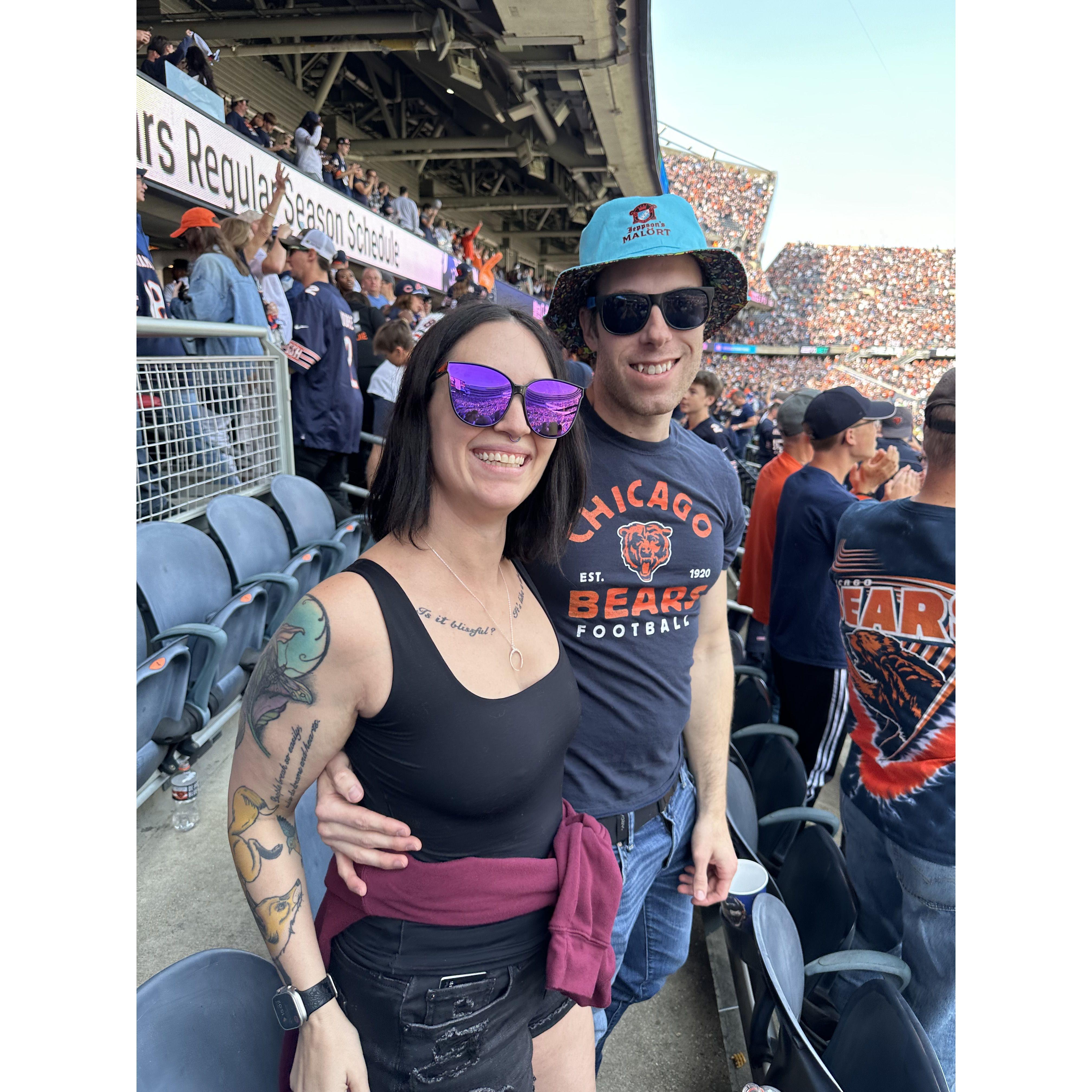 Our first Bears game