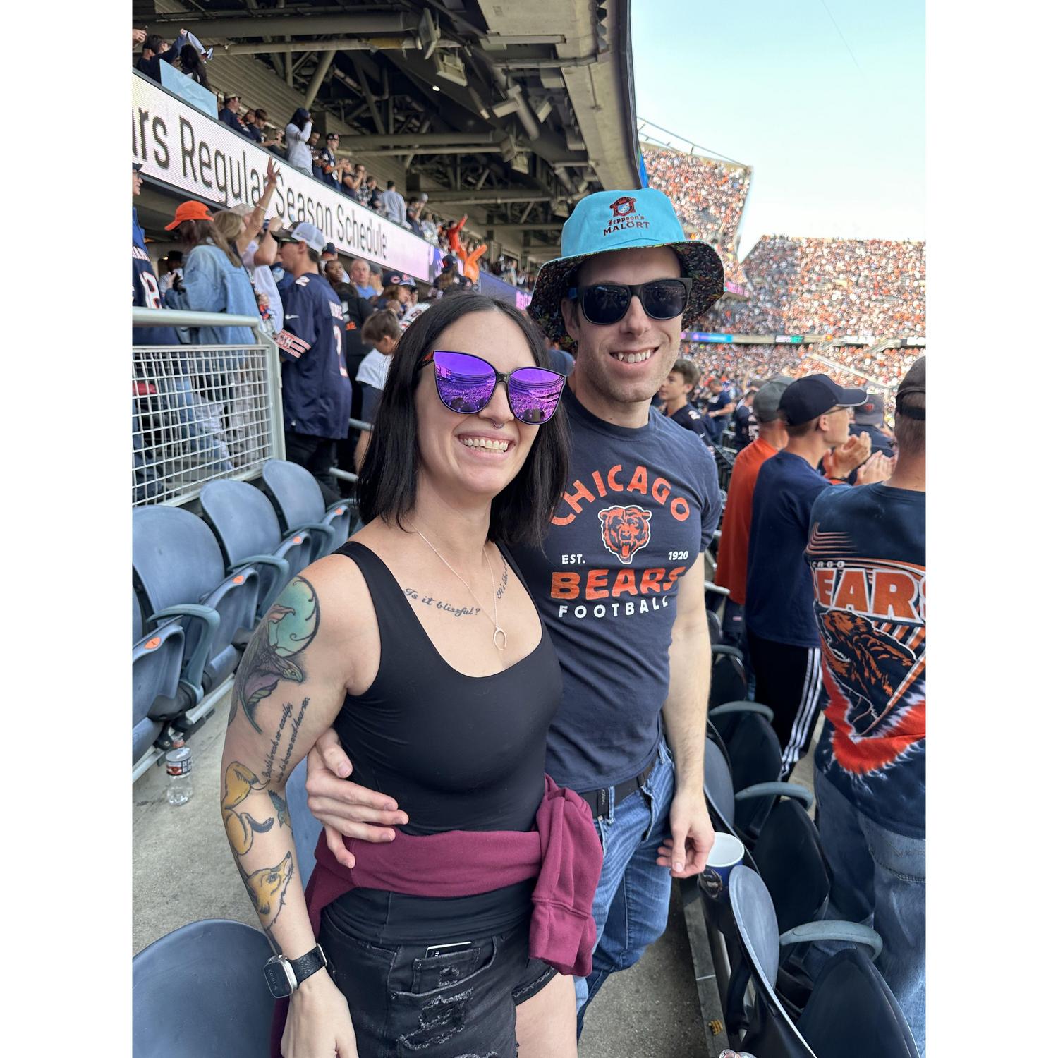 Our first Bears game