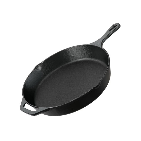 Utopia Kitchen 12 Inch Cast Iron Skillet (Black)