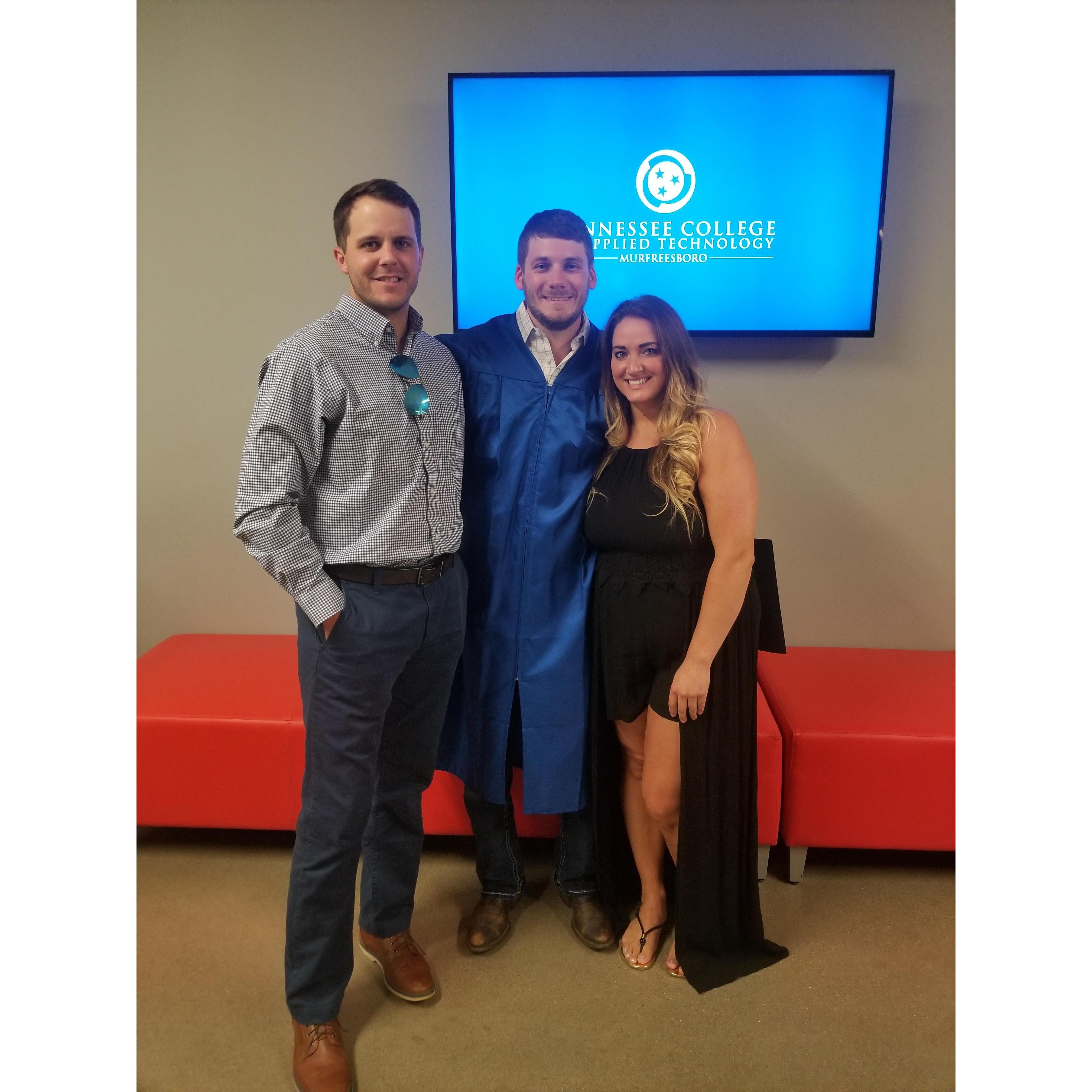 He graduated!