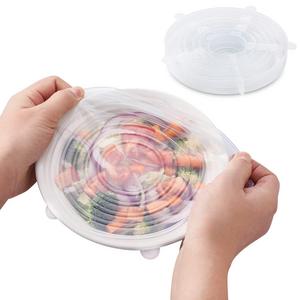 i-Kawachi - Silicone Stretch Lids, 6-Pack Various Sizes Cover for Bowl