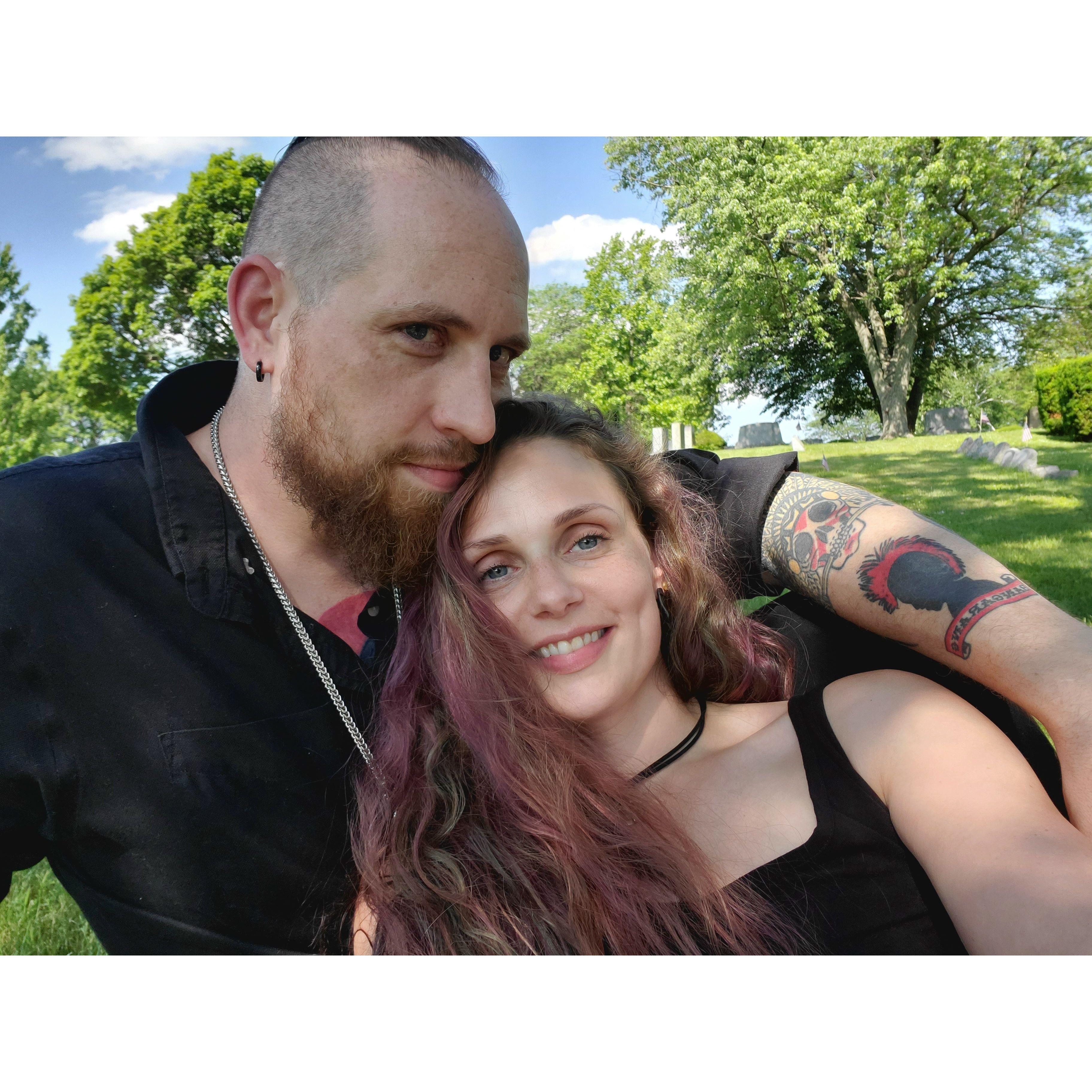 Our first Cemetery Date at Woodlawn in Syracuse