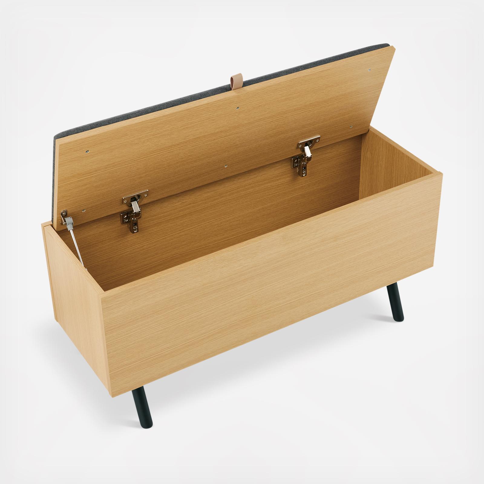 Manhattan Comfort Paloma Storage Bench - Thumbnail 4