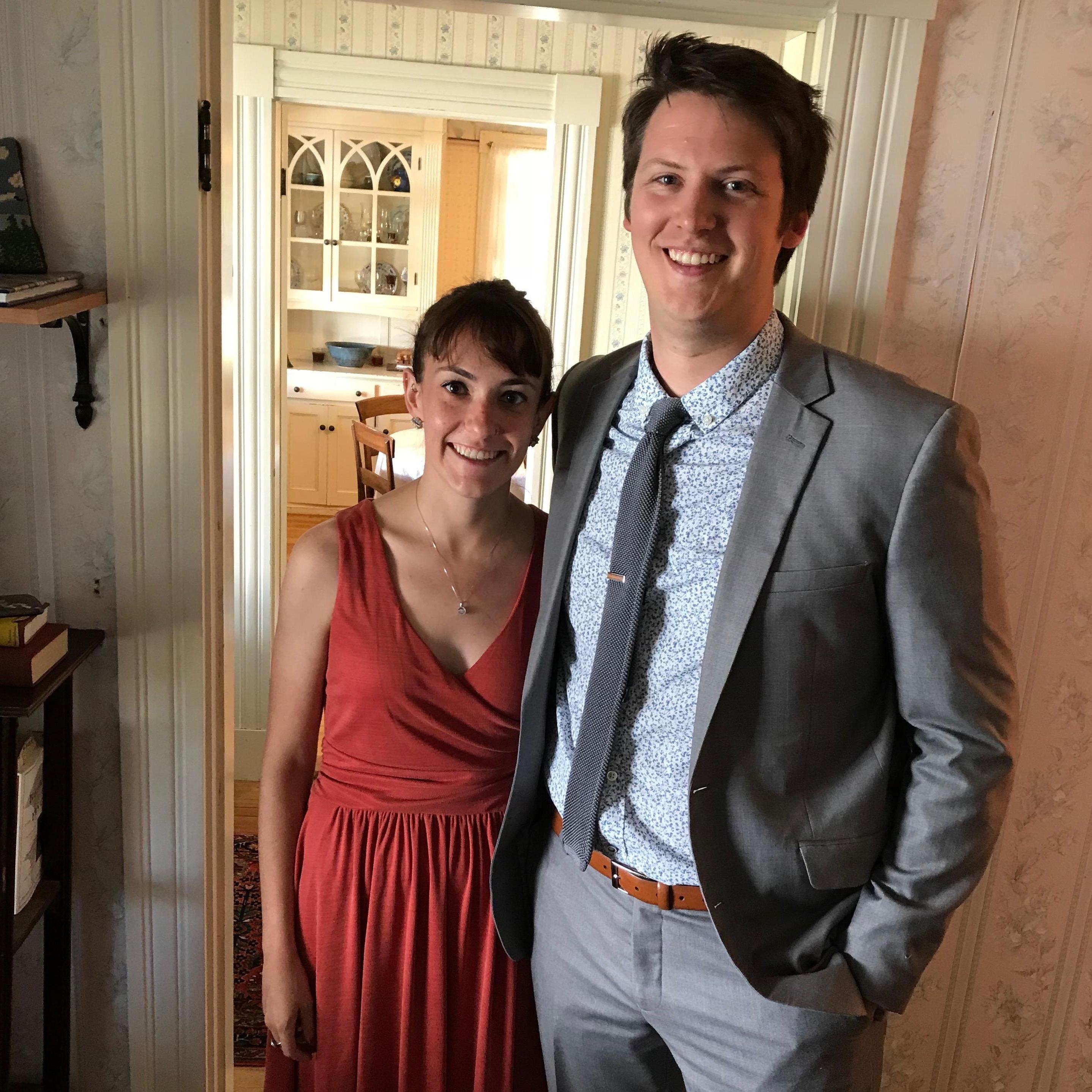 At Cam and Rachel's wedding in Maine. July 2018.