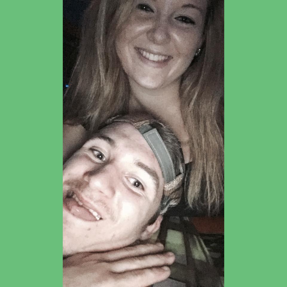 My favorite picture of us because this is the night that I told myself that I was going to marry this man.