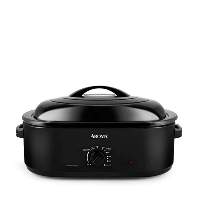 AROMA 18Qt. Roaster Oven (Black)