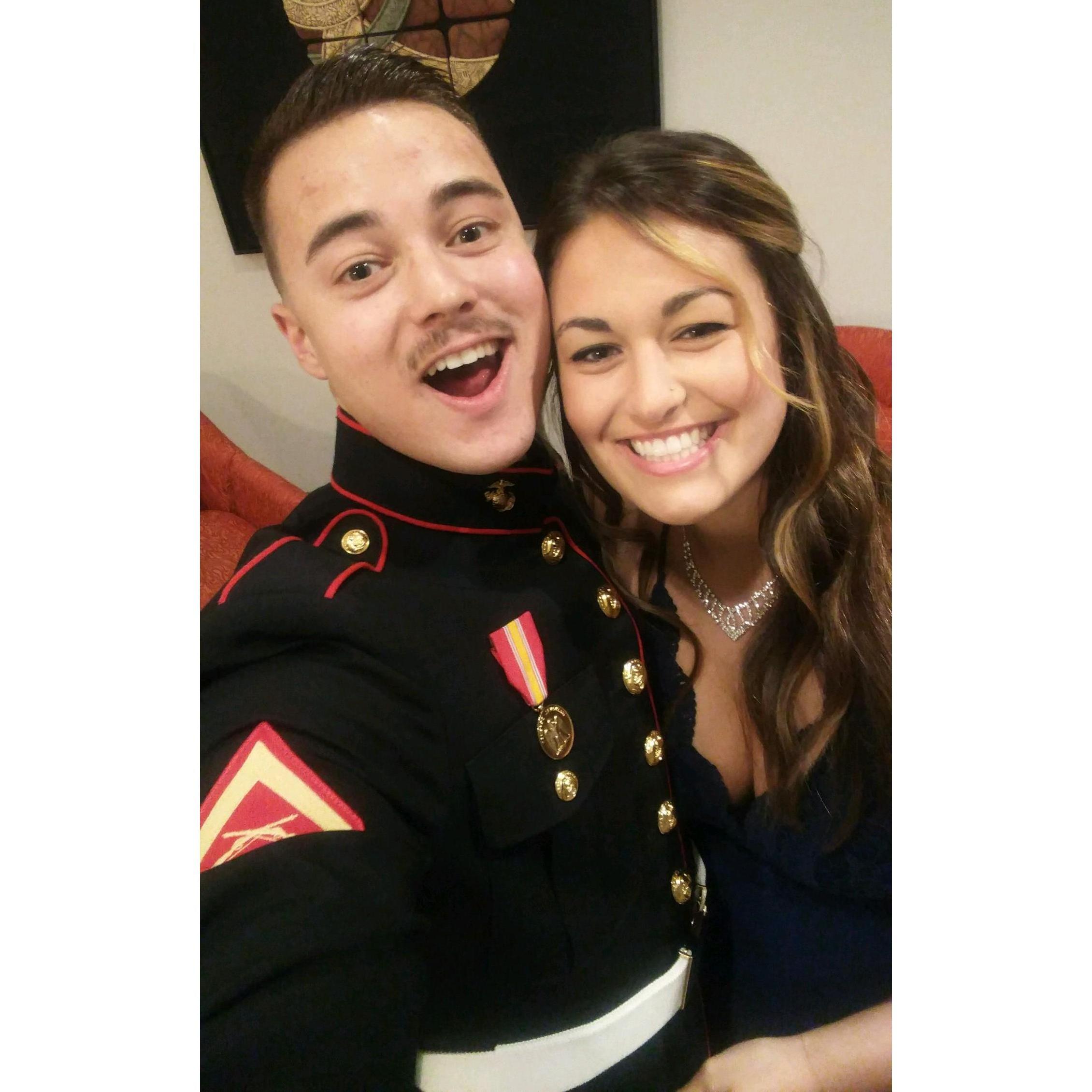 One of many at the Marine Ball