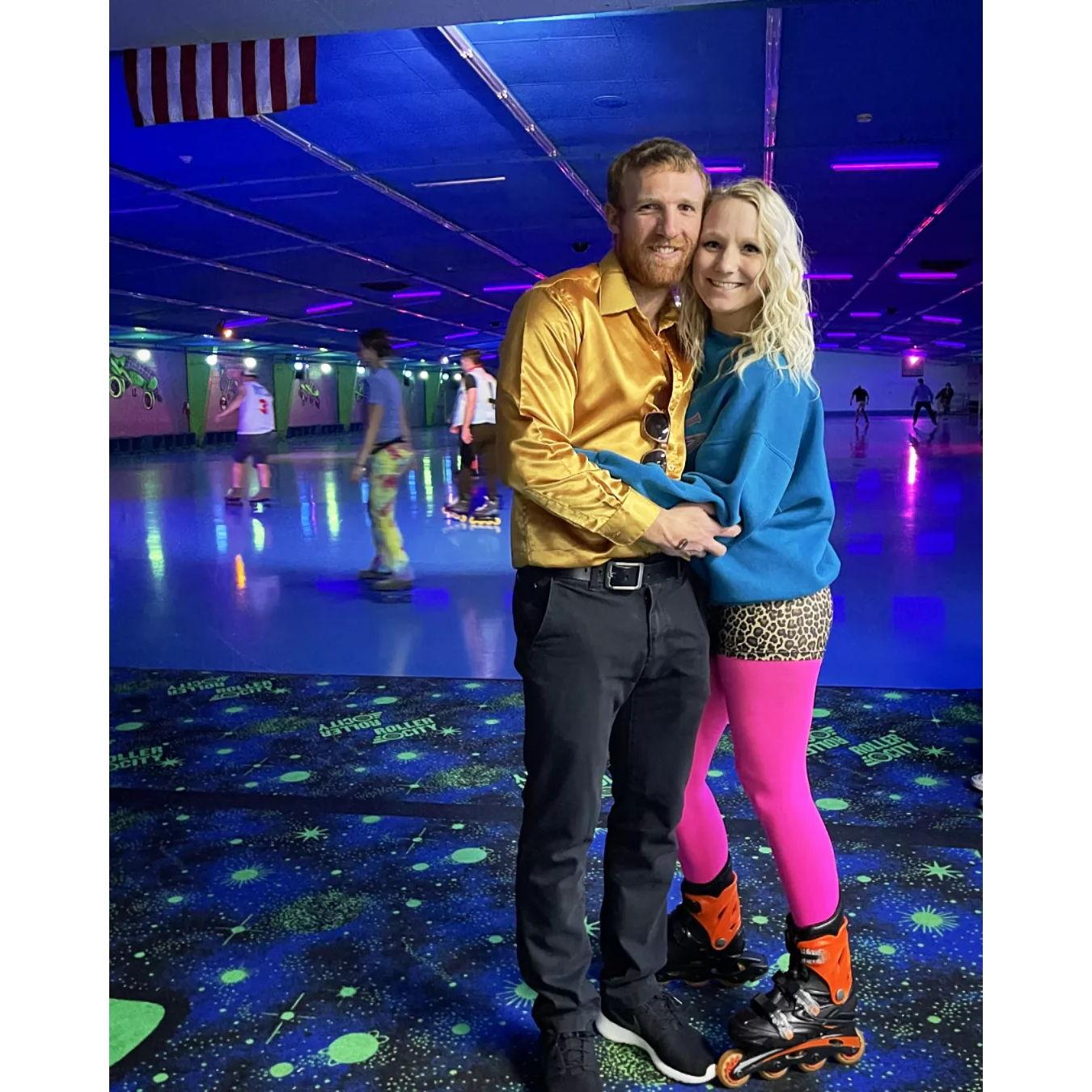 Roller rink for a 35th birthday!
