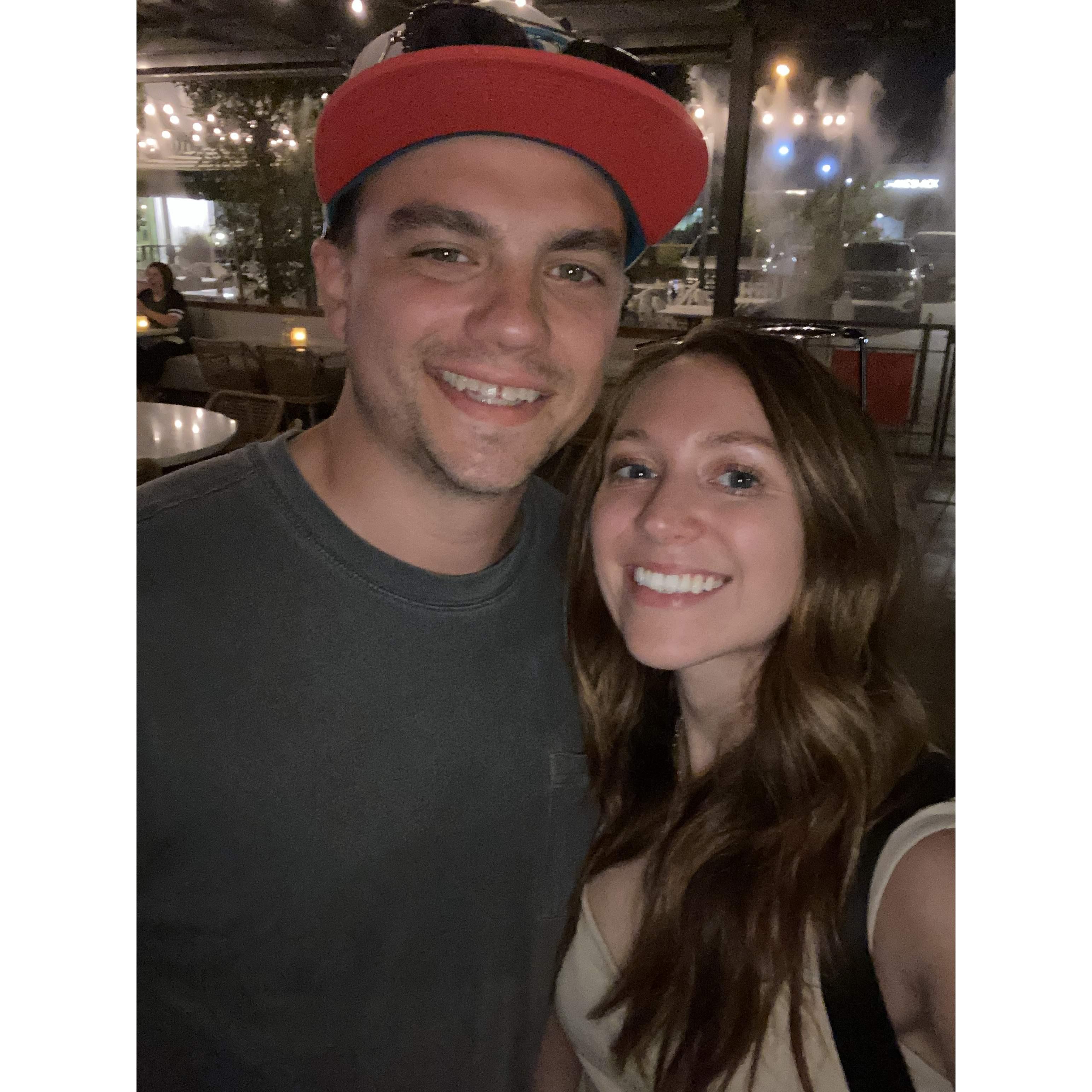 15. First birthday celebrated together, Caleb's 32nd and as an engaged couple! To an infinite more to come.