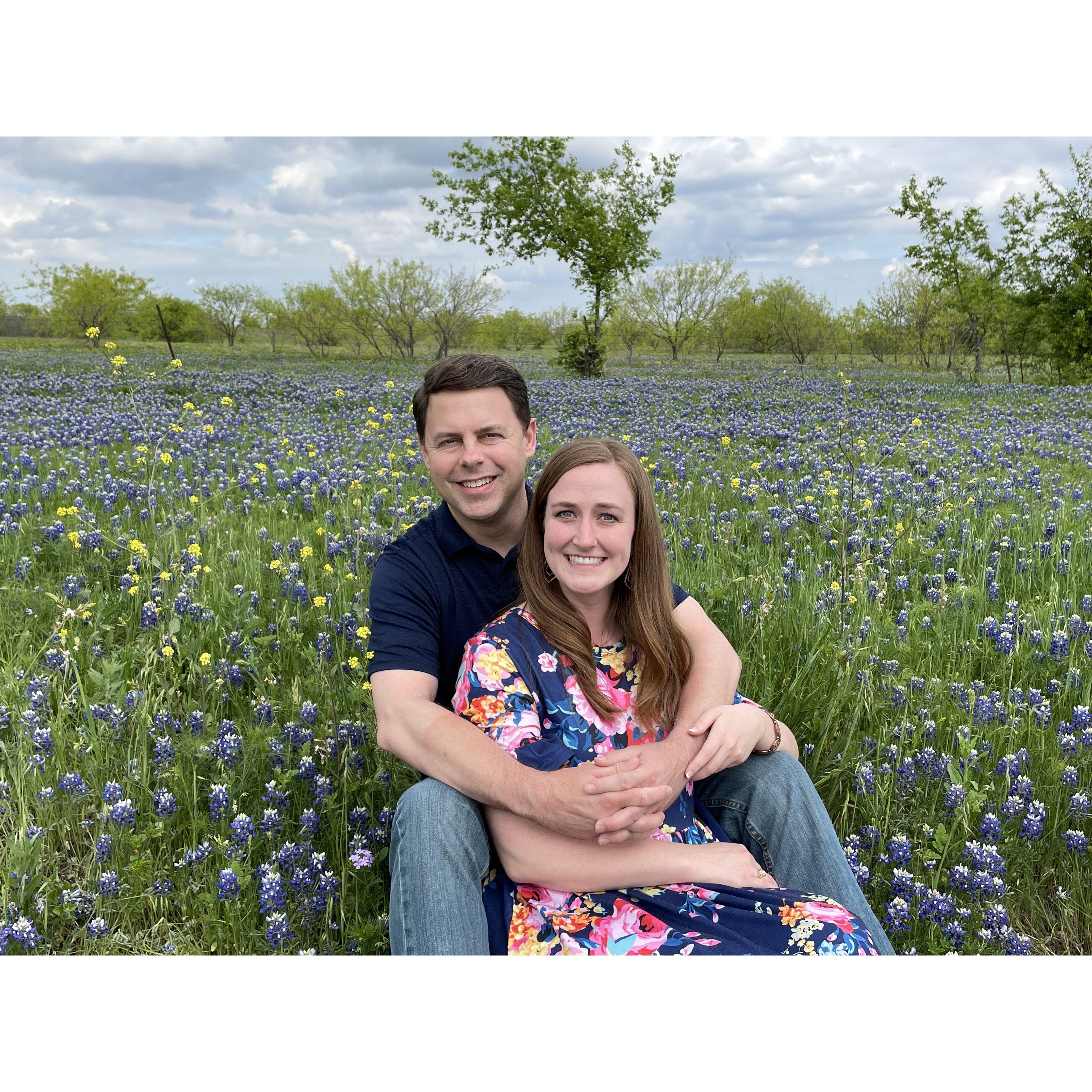 Our first bluebonnets picture