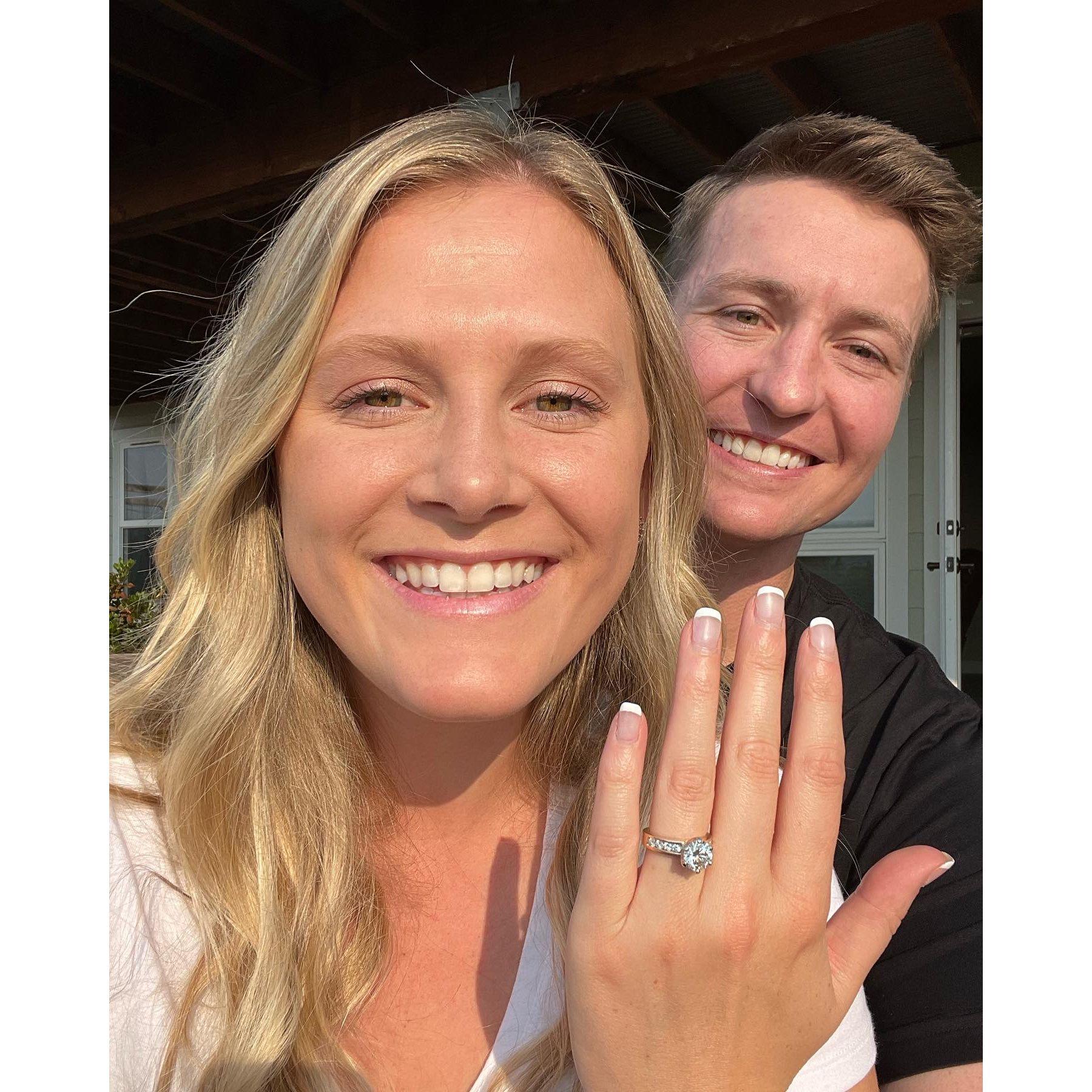 We got engaged!