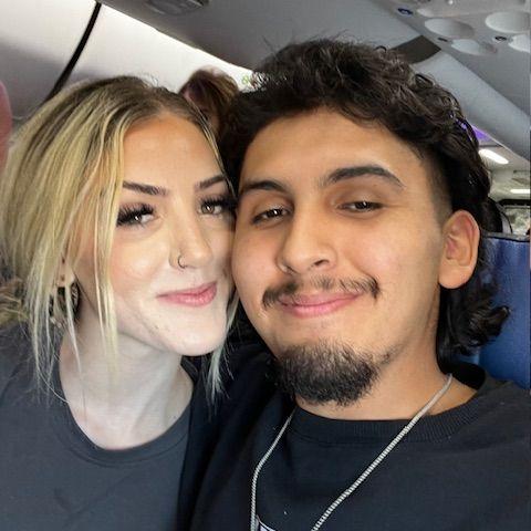 Our first flight together!