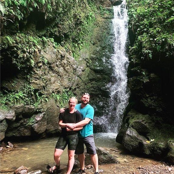 Hike to some waterfalls in Maui