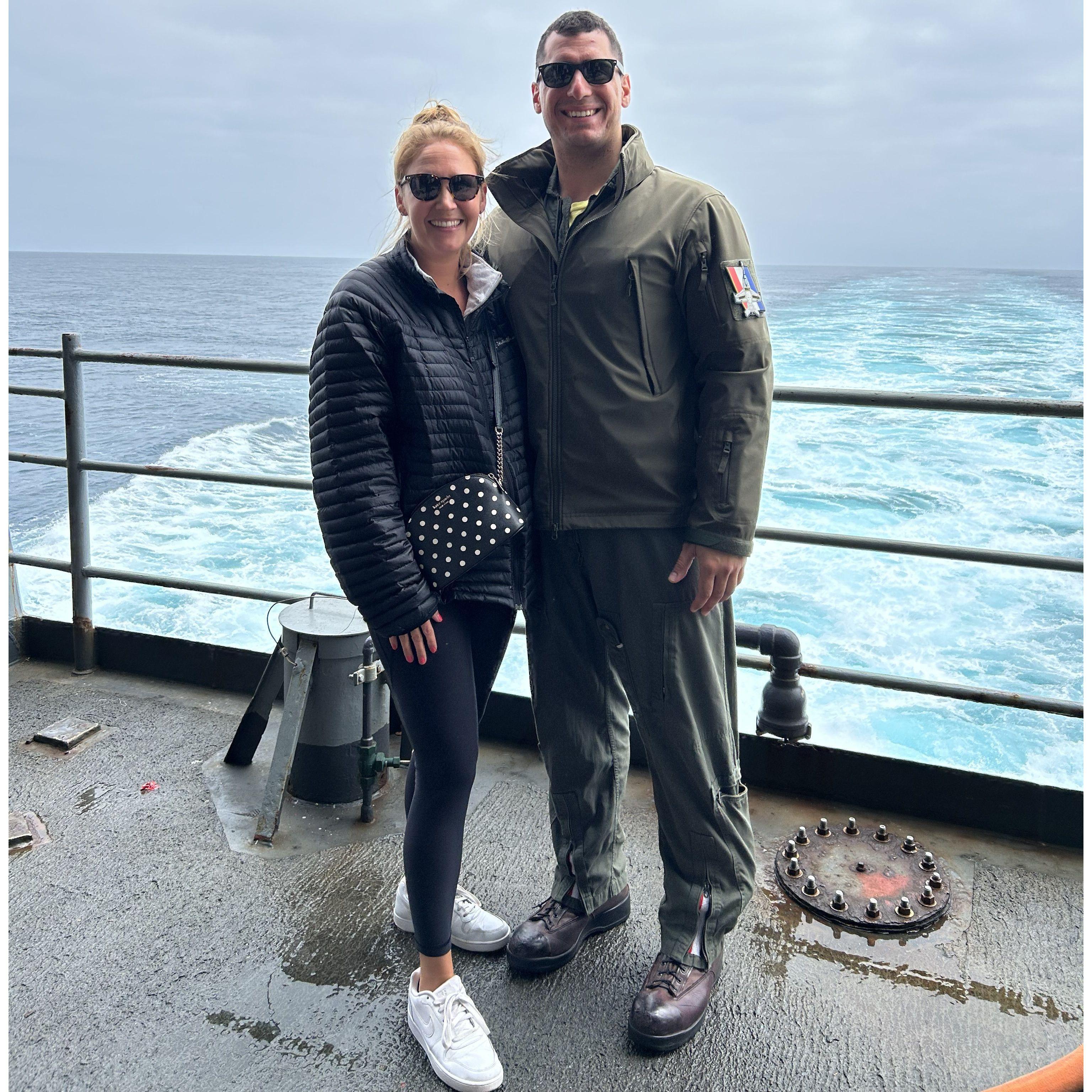 Family Day aboard the USS Carl Vinson