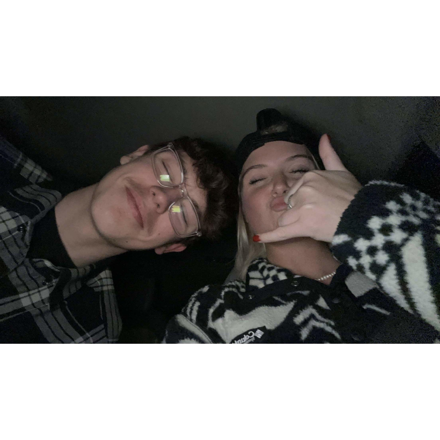 On our first date!