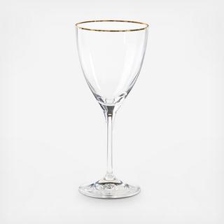 Sensa Gold-Rimmed Wine Glass, Set of 6