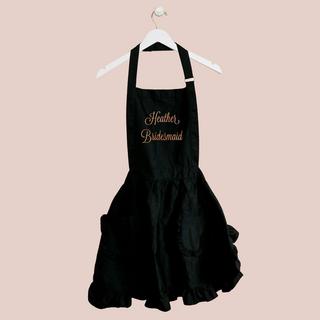 Personalized Ruffled Apron