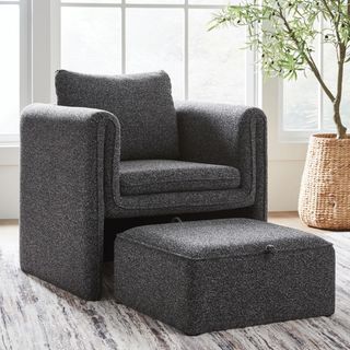 Vreni Accent Chair with Ottoman