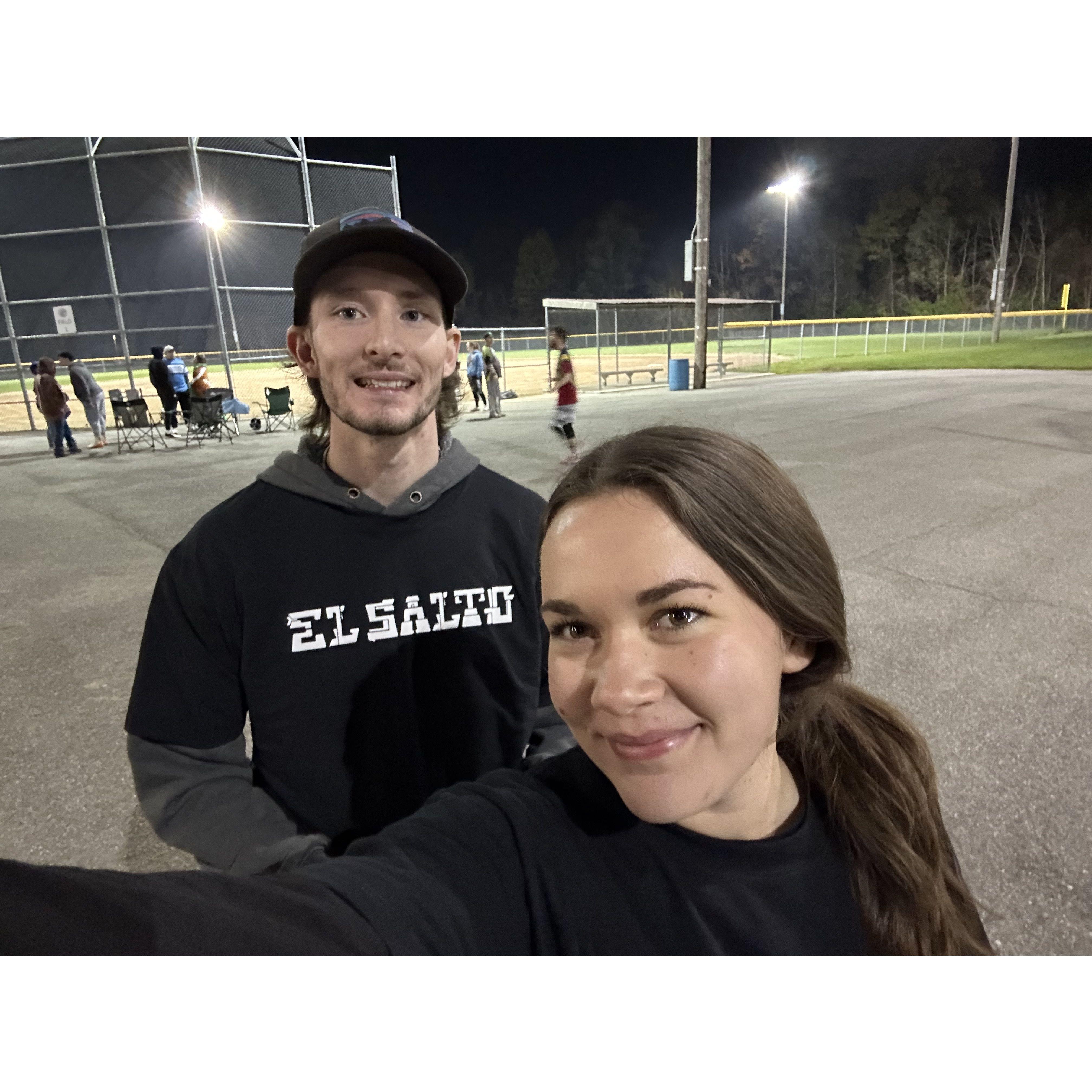 co-ed softball league!